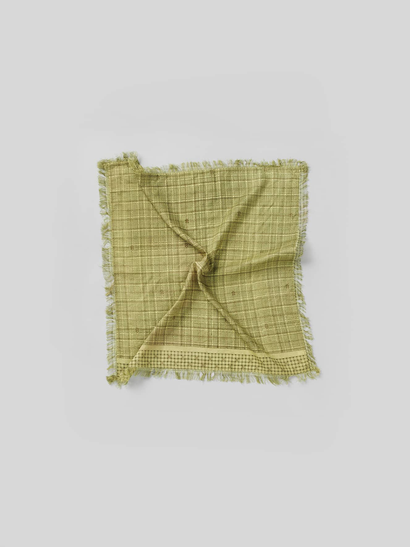 Goa sari scarf - Green tones