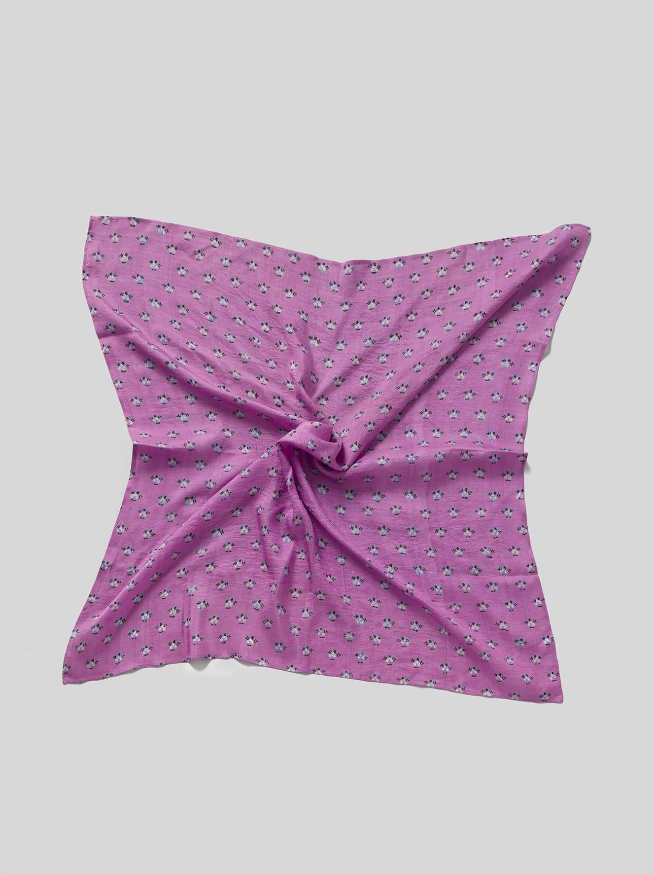 Colaba Sari Scarf - Purple/Pink tones