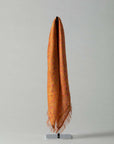 Oversized Goa Silk Sari Scarf - Orange tones