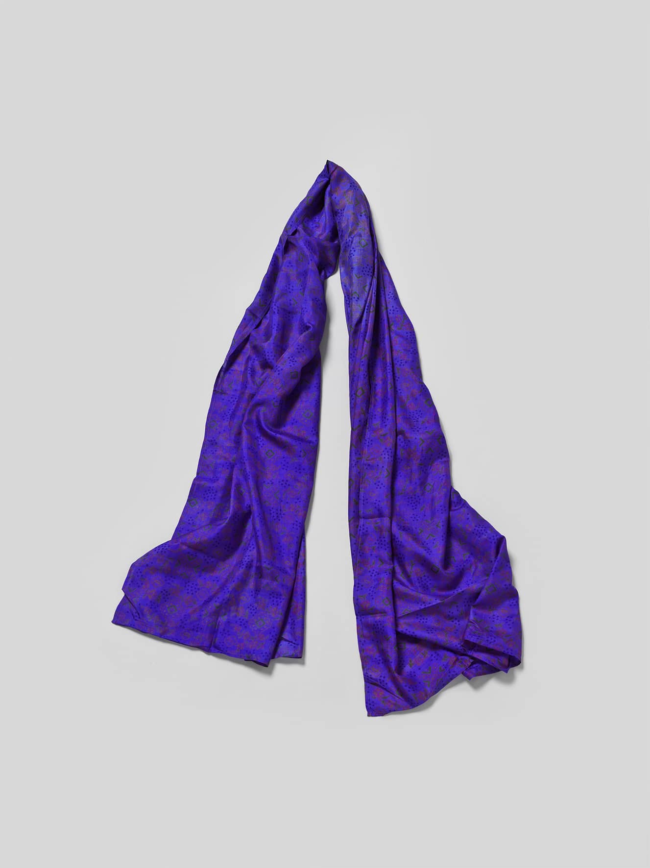 Sari Shawl - Blue/Purple tones