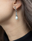 Shell Pearl Drop Earring