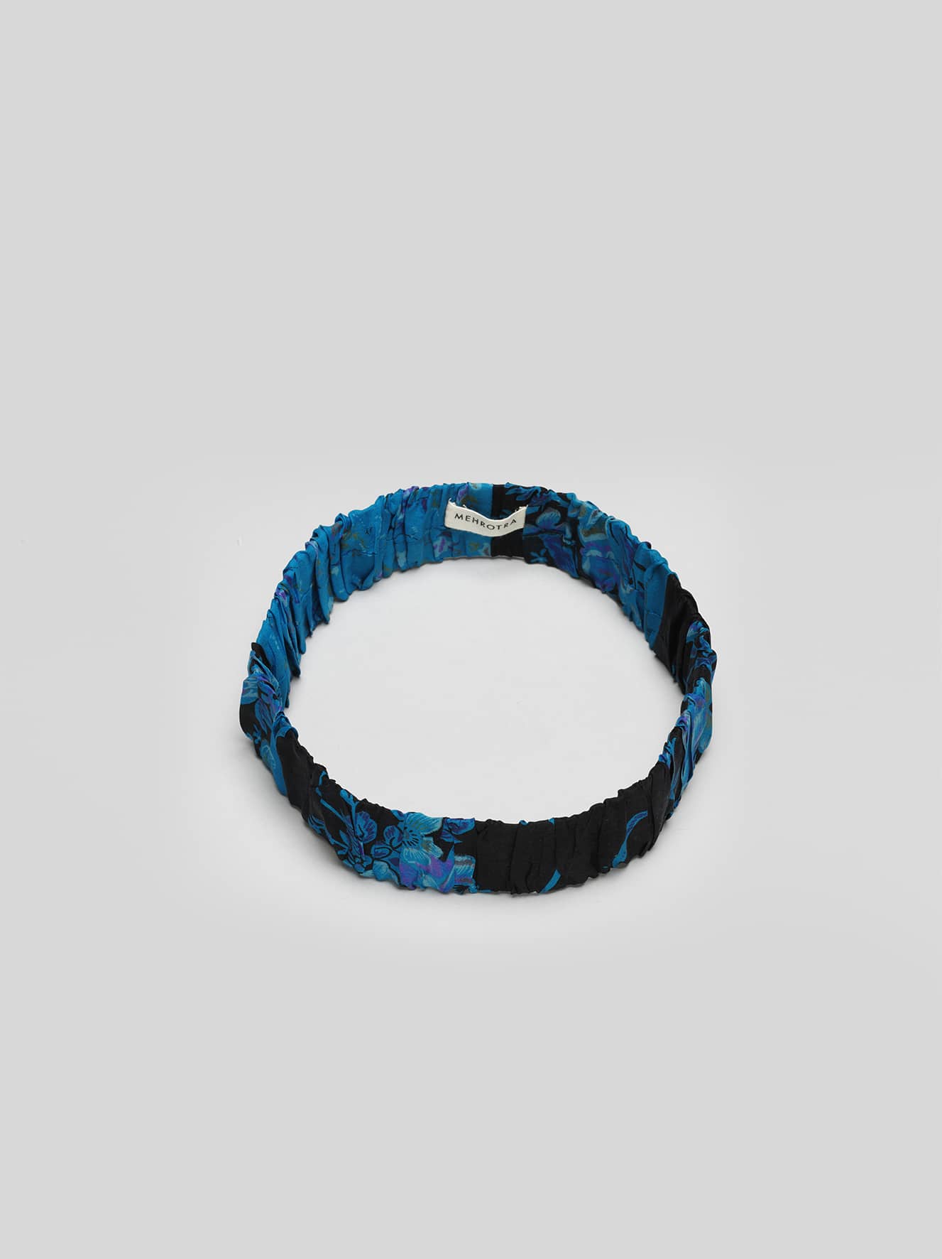 Silk Headband -  Blue tones